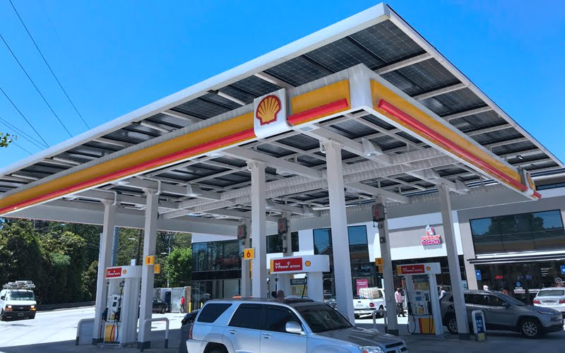 Solar services for Gas Station